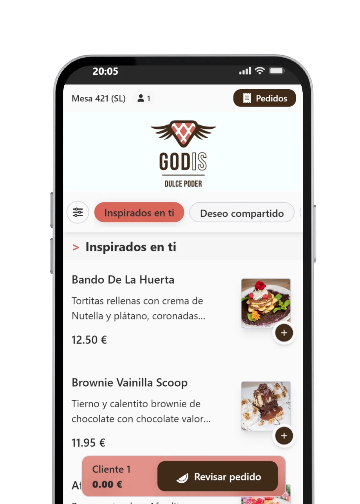 Carta digital de Godis Dulce Poder con Lymon