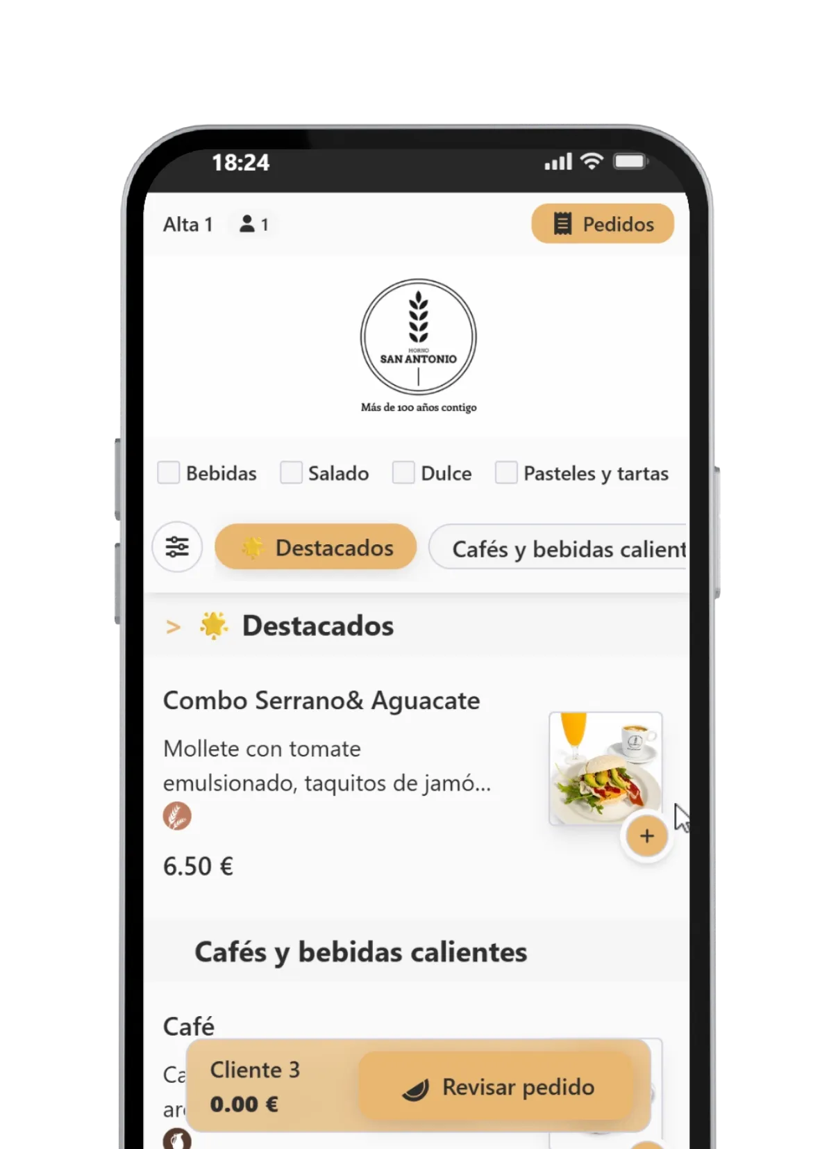 Carta digital de Horno San Antonio con Lymon