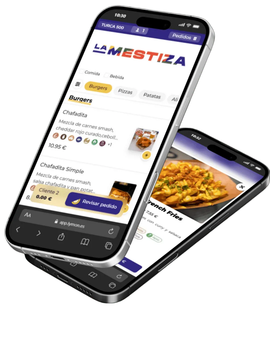 Código QR de carta digital en mesa del restaurante