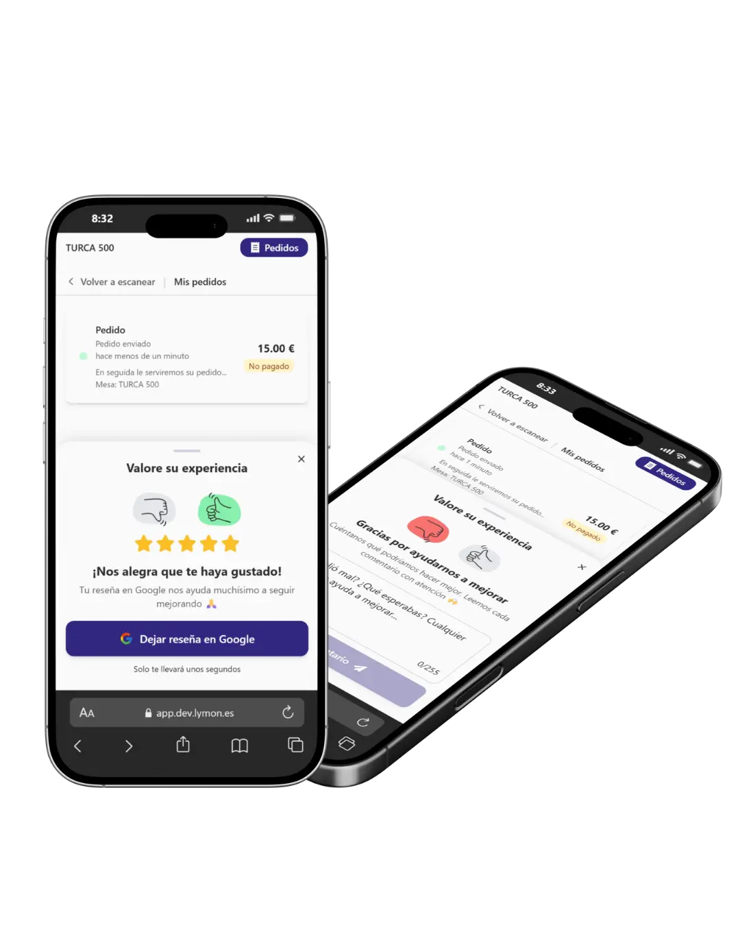 Gestión de reseñas Lymon - Captación automática de reseñas